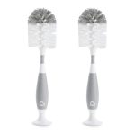 Munchkin Sponge Bottle Brush, 2 Pack, Grey - Image 3